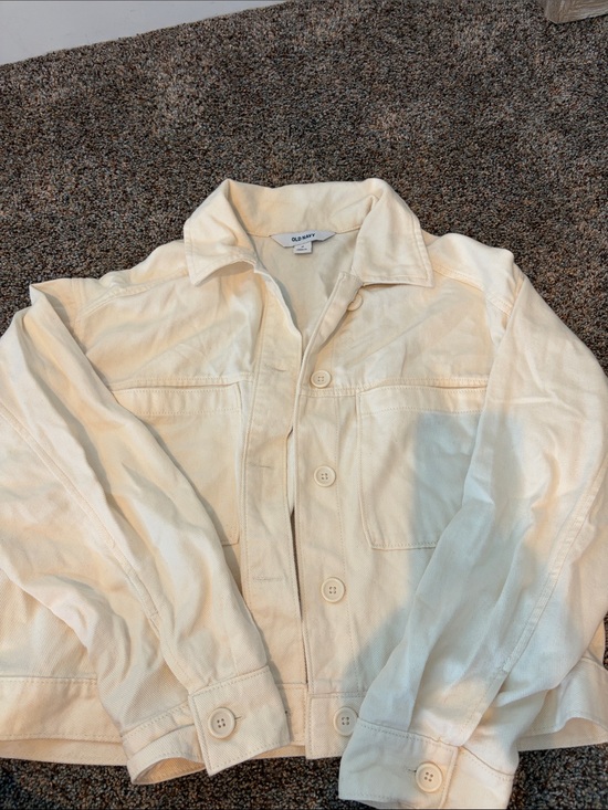 Old Navy Jackets & Blazers - Old Navy Cream Button-Up Women’s jacket